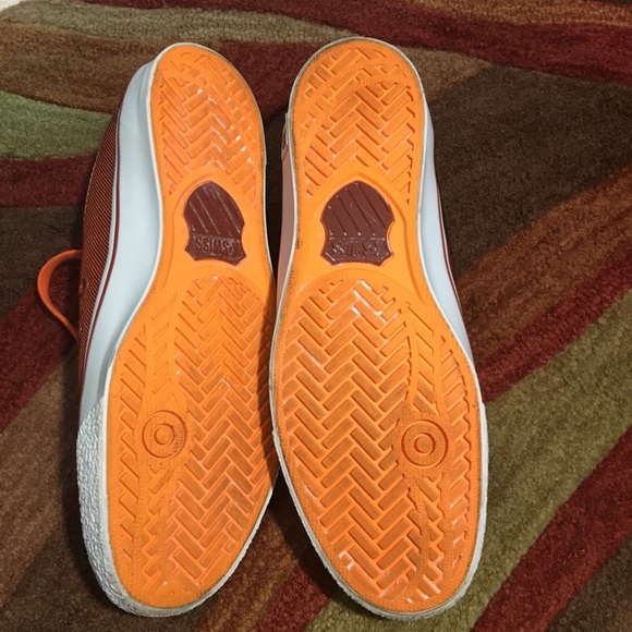 K-Swiss Red and Orange Unisex Skater Shoe main image 7